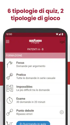 Quiz Patente 2026 screenshot 2
