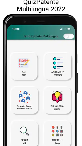 Quiz Patente Multilingua 2026 screenshot 1