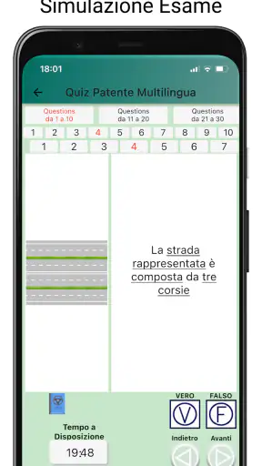 Quiz Patente Multilingua 2026 screenshot 2