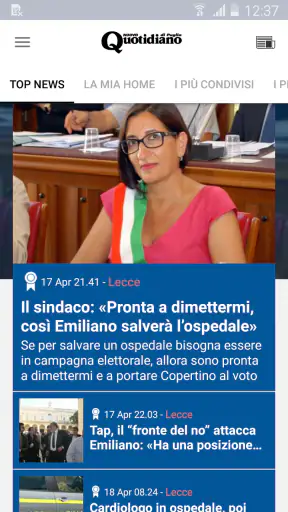 Quotidiano di Puglia screenshot