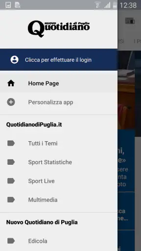 Quotidiano di Puglia screenshot