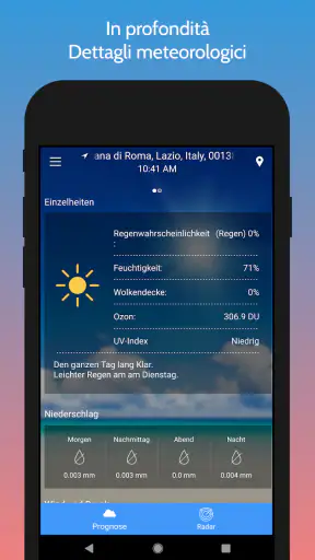 Radar e previsioni meteo screenshot 2