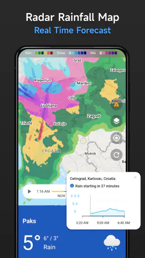 Radar meteo in tempo reale screenshot 8