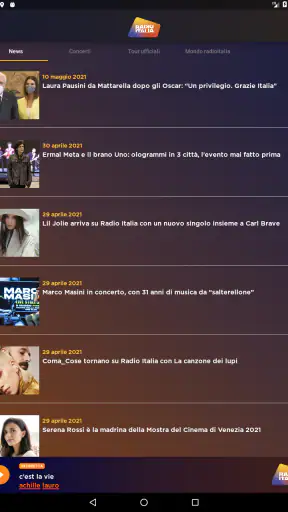 Radio Italia screenshot 11