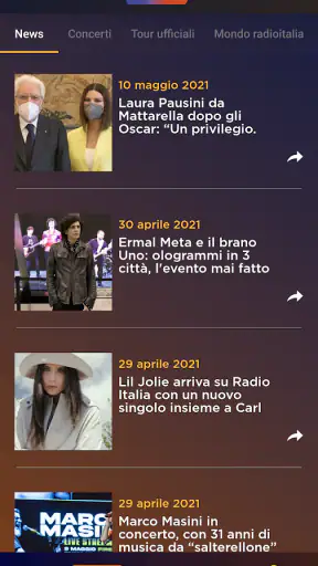 Radio Italia screenshot 3
