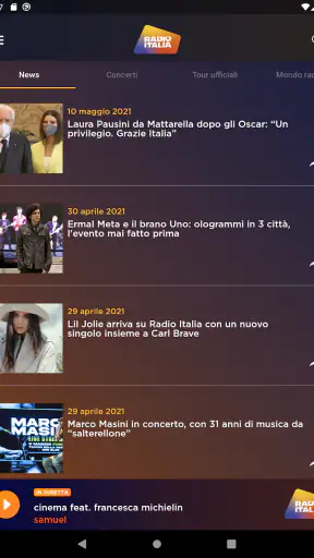 Radio Italia screenshot 7
