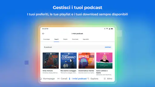 RaiPlay Sound: radio e podcast screenshot 12