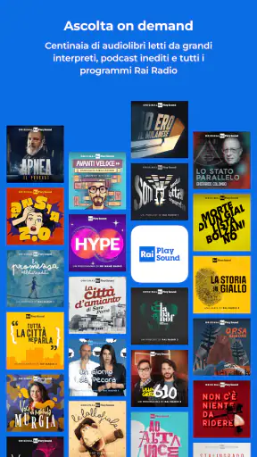 RaiPlay Sound: radio e podcast screenshot 3