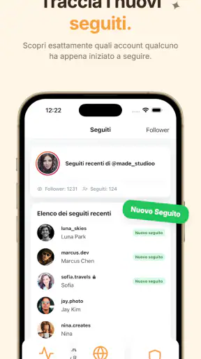 Recent Follow: Ultimi Seguiti screenshot 2