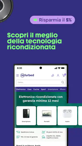 refurbed ricondizionati online screenshot 2