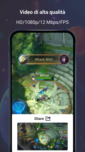 Registratore dello schermo screenshot