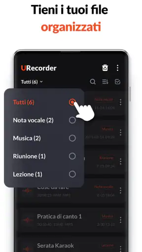 Registratore Vocale & Audio screenshot 5