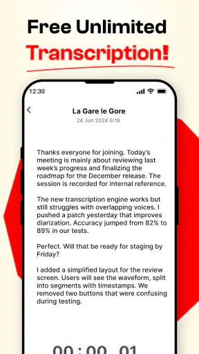 Registratore Vocale & Memo screenshot 3