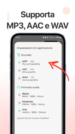 Registratore Vocale&Audio Pro screenshot 5