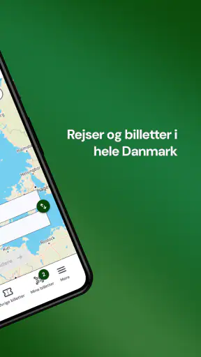 Rejsebillet screenshot 2