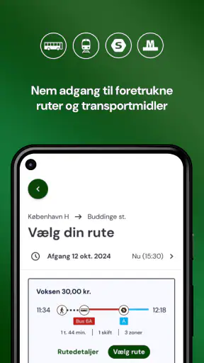 Rejsebillet screenshot 6