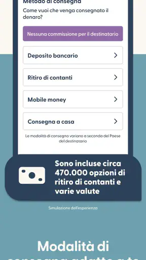 Remitly app: Invia denaro screenshot 4