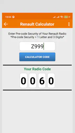 Renault Codice Radio screenshot 3