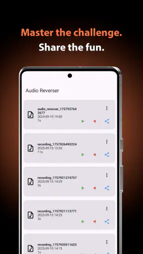Reverse Audio: Reverse Singing screenshot 4