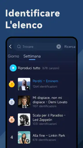 Riconoscere Brani - Find Songs screenshot 5