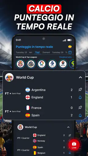 Risultati Calcio in Diretta screenshot 9