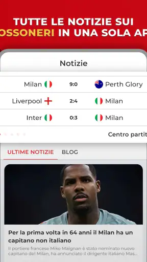 Rossoneri Live – App del Milan screenshot 10