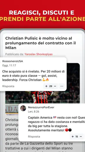 Rossoneri Live – App del Milan screenshot 11