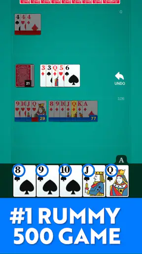 Rummy 500 - Gioco di Carte screenshot 1