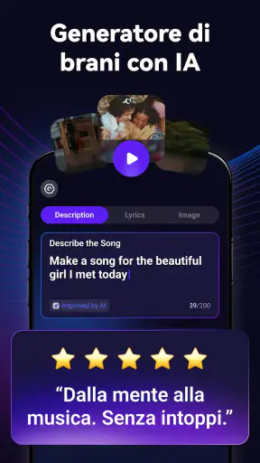 Rythmix: Generatore Musica IA screenshot 1