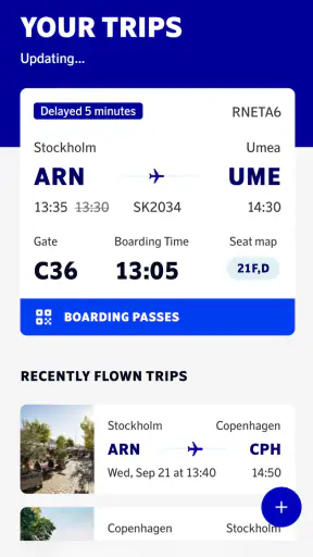 SAS – Scandinavian Airlines screenshot 2