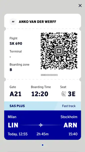 SAS – Scandinavian Airlines screenshot 3