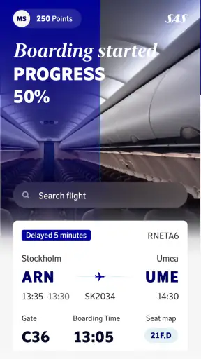 SAS – Scandinavian Airlines screenshot 4