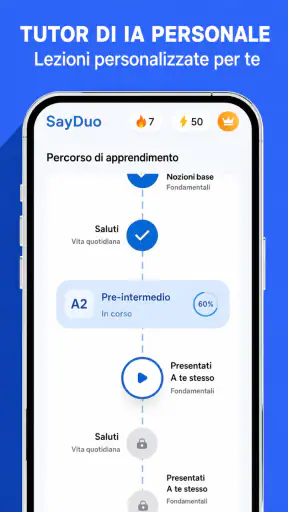 SayDuo: AI Apprendimento screenshot 4
