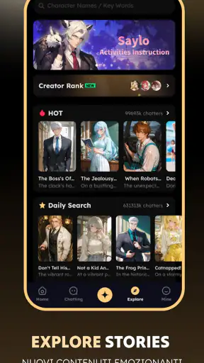 Saylo: Chat IA, Anime e Manga screenshot 8