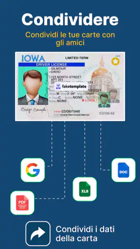 Scanner per carte d'identità screenshot 2