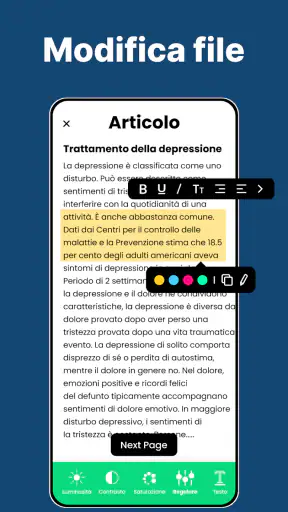 Scanner per carte d'identità screenshot 4