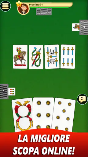 Scopa Online - Gioco di Carte screenshot 1