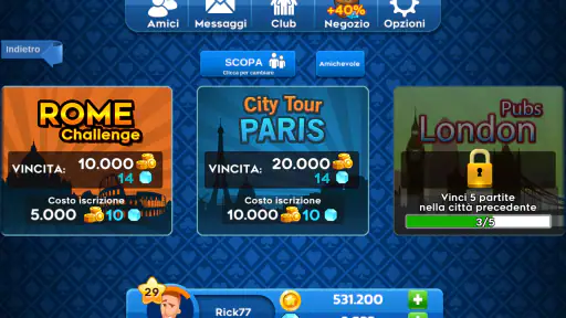 Scopa Online - Gioco di Carte screenshot 5