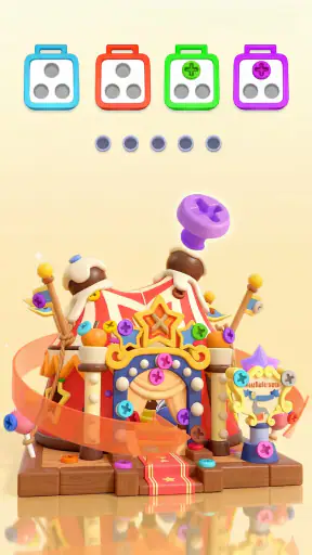 Screw Sort Puzzle: Bulloni 3D screenshot 2