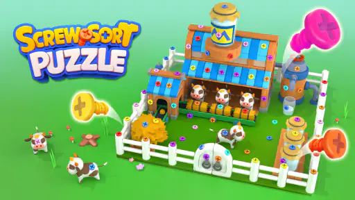 Screw Sort Puzzle: Bulloni 3D screenshot 7