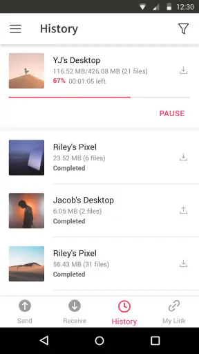 Send Anywhere (File Transfer) screenshot 4