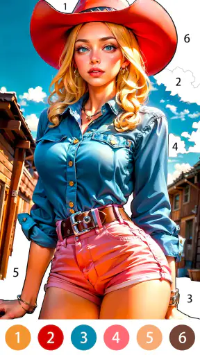 sexy gioco da colorare screenshot 8