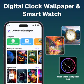 Sfondo Orologio: Data e Ora screenshot 7
