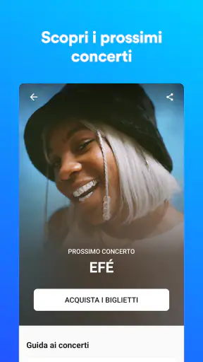 Shazam: trova brani e concerti screenshot