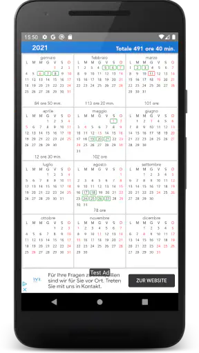 ShiftCal+ Calendario Lavoro screenshot 6