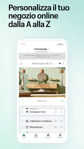 Shopify: il tuo negozio online screenshot 1
