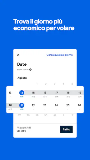 Skyscanner: voli, hotel, auto screenshot 10