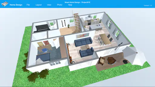 Smart Home Design Planimetria screenshot 1