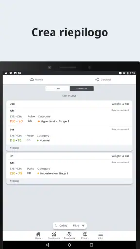 SmartBP Pressione Sanguigna screenshot 11