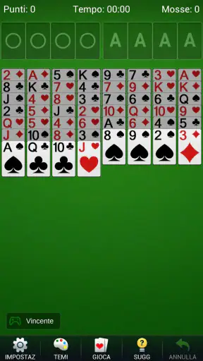 Solitario FreeCell - carte screenshot 1